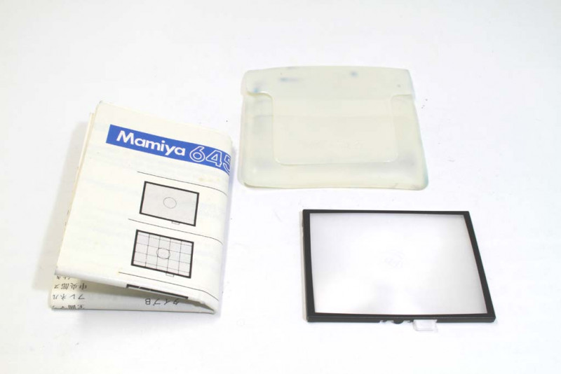 中古 マミヤ M645スーパー用135/パノラマ タイプE スクリーン 程度:AB