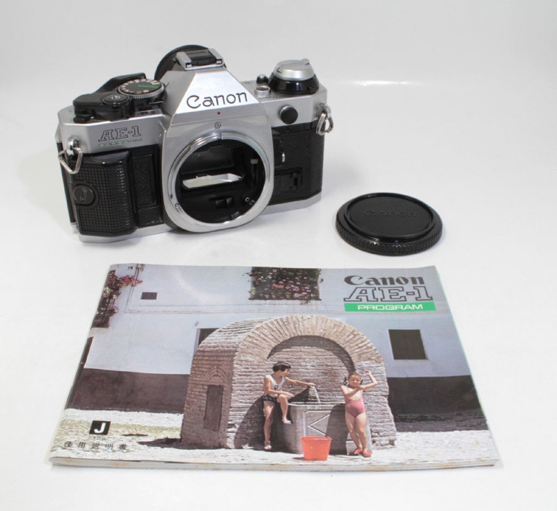 超歓迎された 中古 キヤノン 程度:AB-（良品 シルバー プログラム AE-1 フィルムカメラ
