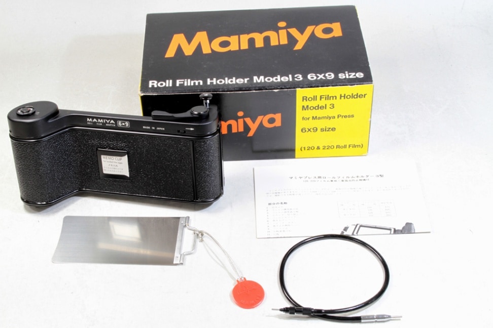 中古 マミヤ マミヤプレス用フィルムホルダー 3型 6×9 程度:A- (美品)