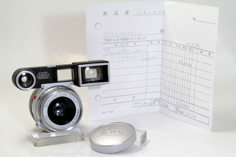中古 ライカ ズマロン M35mm F3.5+メガネ付 程度:AB- (良品マイナス)