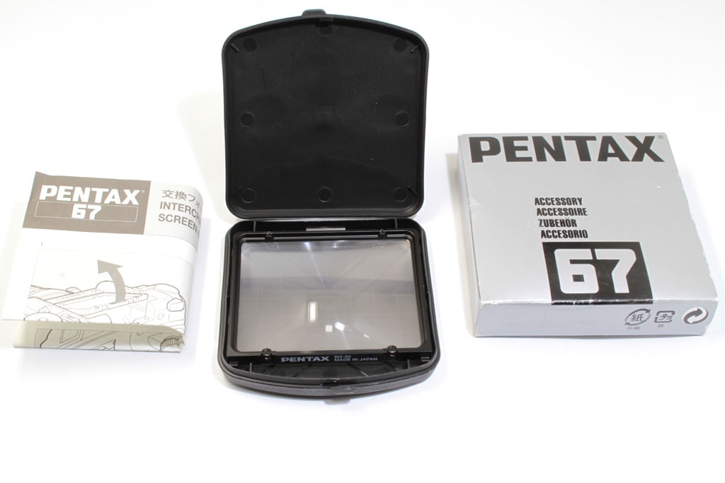 未使用品 PENTAX 67II用スクリーン 方眼マット BG-80