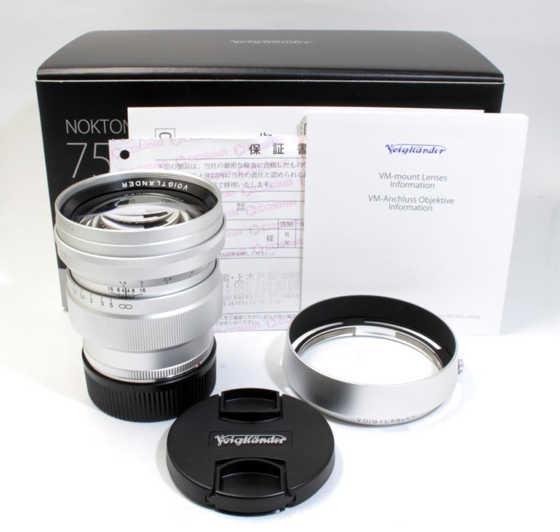 ��š��ե����ȥ������������Υ��ȥ󡡥�����ơ����饤�� 75mm F1.5 ASPH VM ����С�����������:AA�ʶ˾��ʡ�