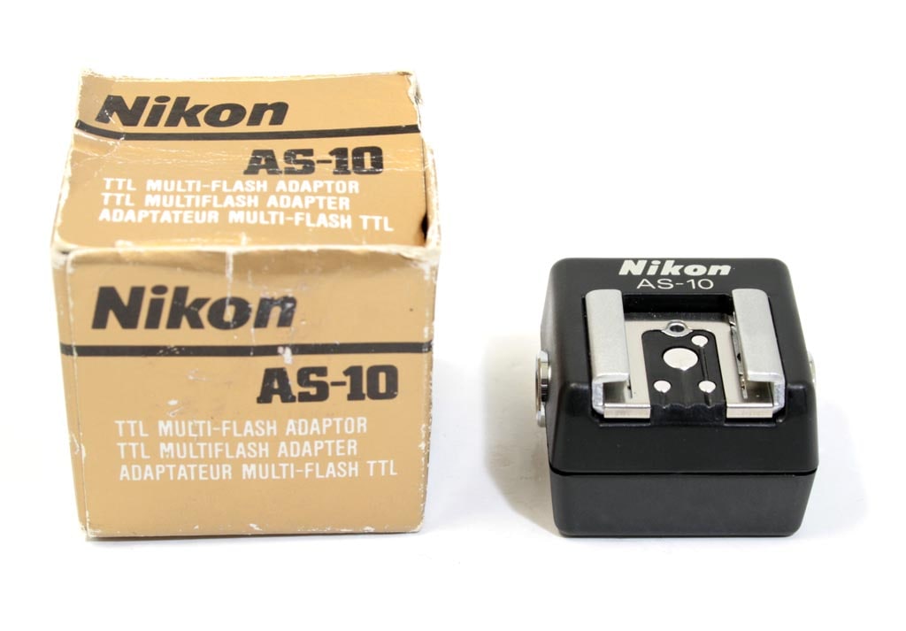 中古 ニコン TTL増灯アダプターAS-10 程度:A-（美品）