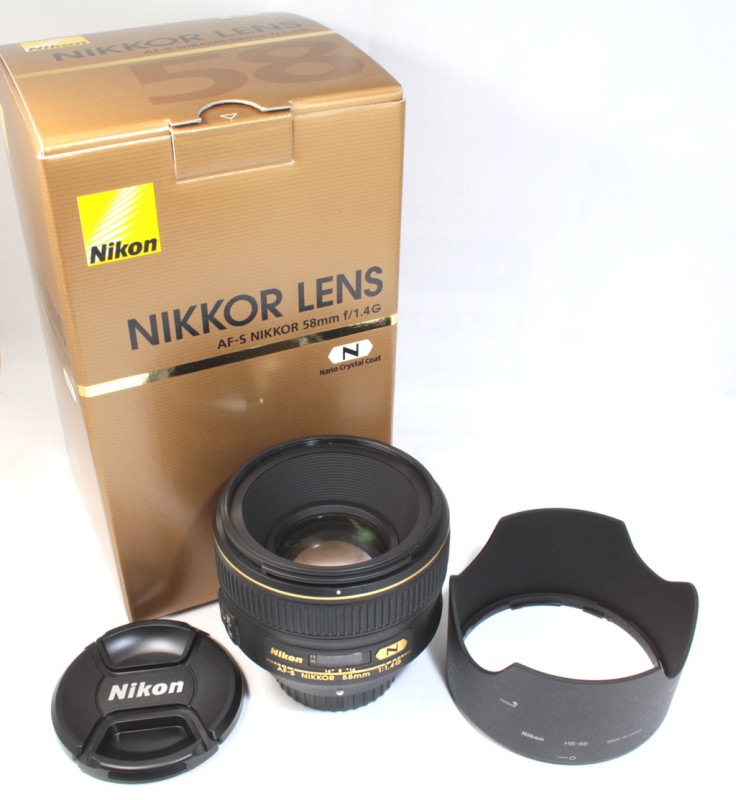 中古 ニコン AF-S 58mm F1.4G 程度:AA(極上品) 中古 ニコン AF-S 58mm F1.4G 程度:AA(極上品)