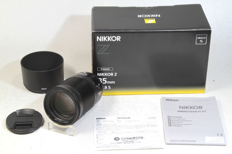 中古 ニコン Z85mm F1.8S 程度:AA (極上品) | ニコン | タカナシカメラ 