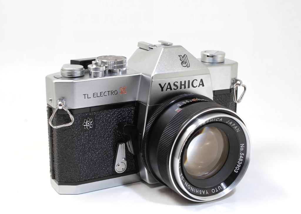 【実写確認整備品】ヤシカTL エレクトロ X／DS－M50mm f1.9 付 中古 ヤシカ TLエレクトロX + ヤシノンDX50mm F1.4 付 程度:AB-（良品