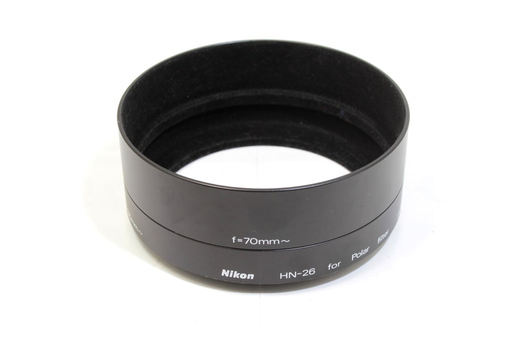 中古 ニコン メタルレンズフード HN-26(ニコン純正62mm径円偏光