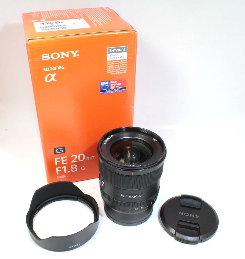 新同品 FE Sony 20mm F1.8 G SEL20F18G ソニー 保証書付 a7III a7RIII