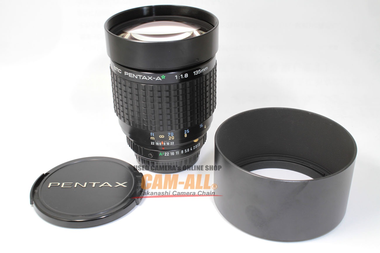 希少 ペンタックス SMC PENTAX-A ★ 135mm F1.8 希少 ペンタックス SMC PENTAX-A ☆ 135mm F1.8