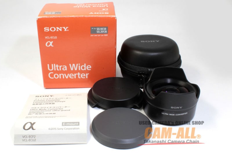 中古 SONY ワイドコンバージョンレンズ VCL-0872 フード付き 中古 SONY ワイドコンバージョンレンズ VCL-0872 フード付き