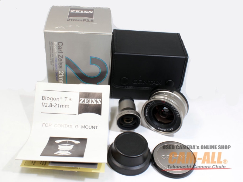CONTAX　レンズ二本セット　CarlZeiss 中古良品 CONTAX Carl Zeiss 21mm/F2.8 レンス゛*