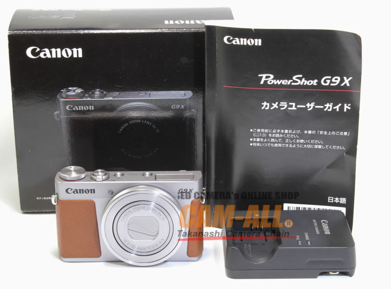 中古 キヤノン パワーショット G9X シルバー 程度：A（新同品