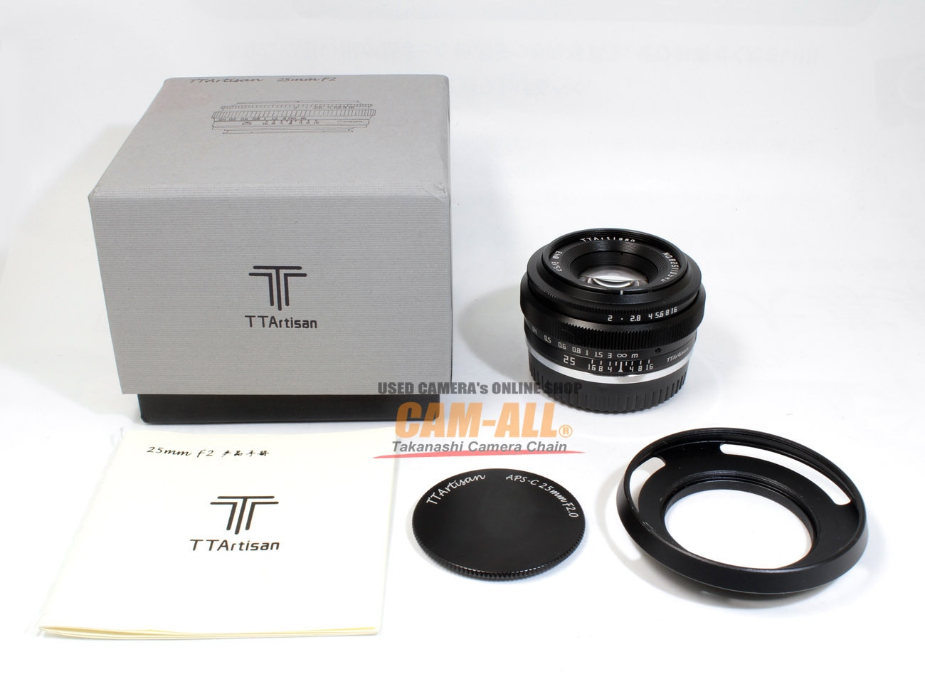 未使用品TTArtisan 25mm F2.0 Xマウント 単焦点 富士フィルム Amazon.co.jp: TTArtisan 25mm F2.0 APS-C X マウントレンズ