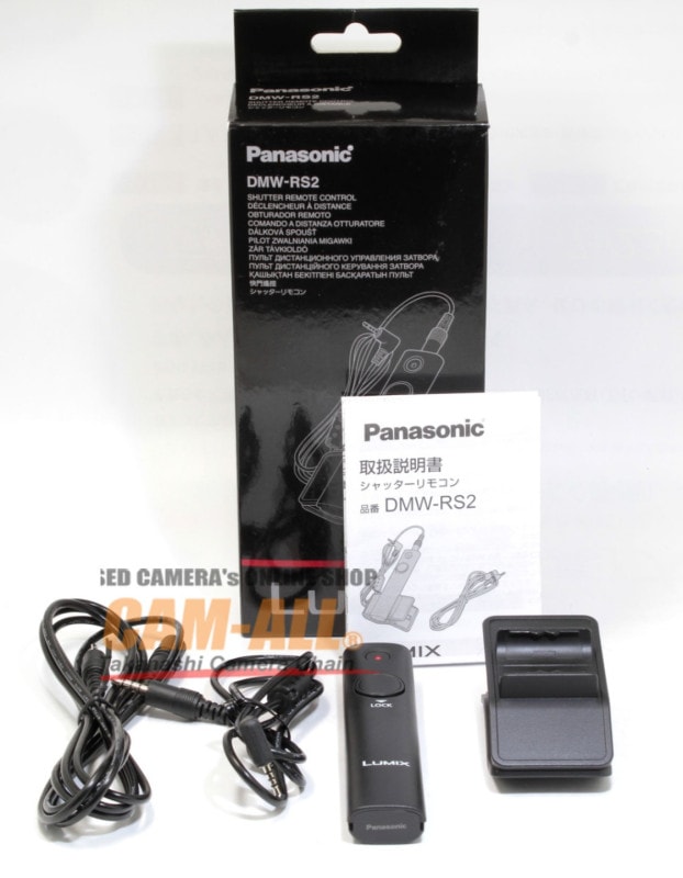 (未使用･未開封品)Panasonic パナソニック シャッターリモコン ルミックス ブラック 外径寸法:約幅25mm×高さ119.8mm×奥行き14.2mm DMW-RS2 41JxIx3rjjL.jpg
