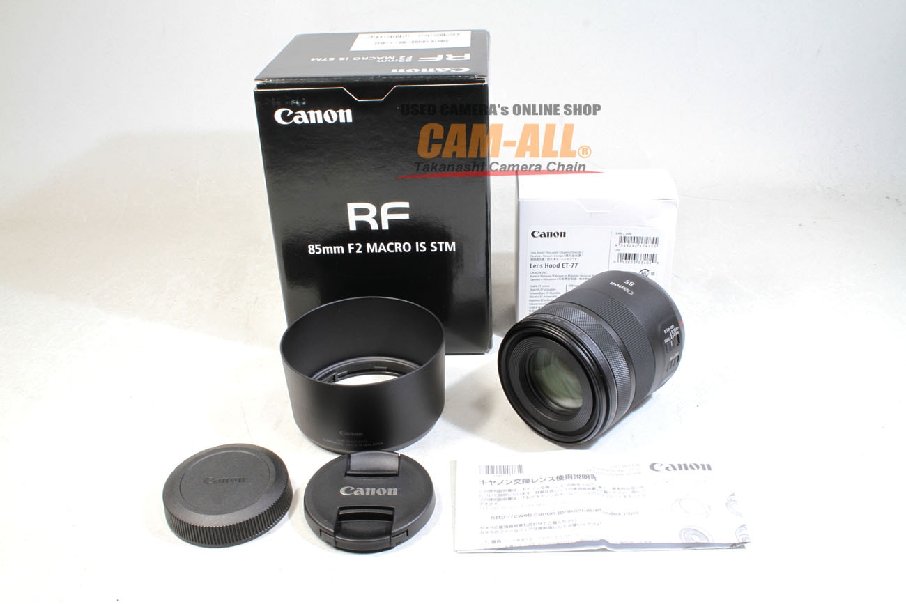 CANON RF 85mm F2 MACRO IS STM ET-77付き Amazon | JJC ET-77 可逆式
