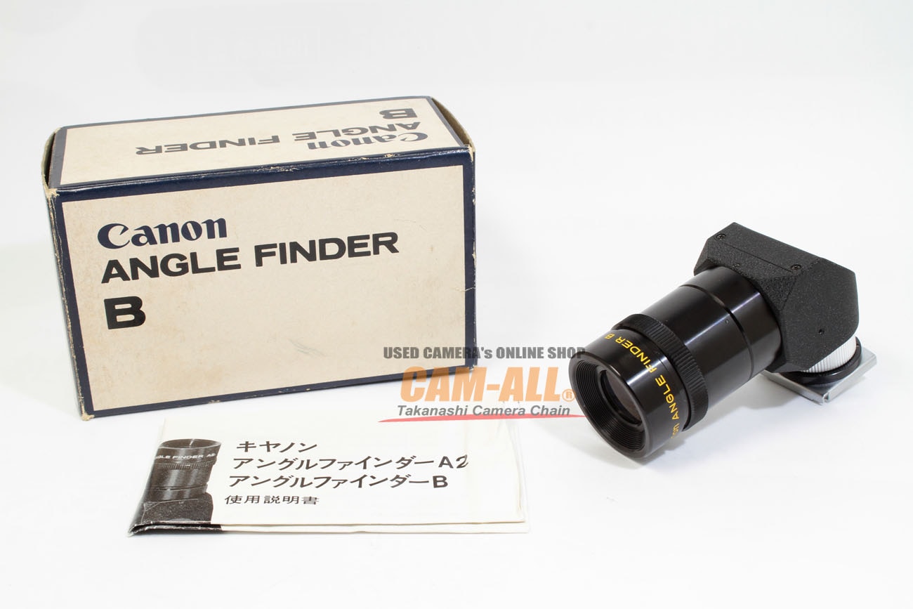 中古 キヤノン アングルファインダーB 程度：AB-（良品マイナス