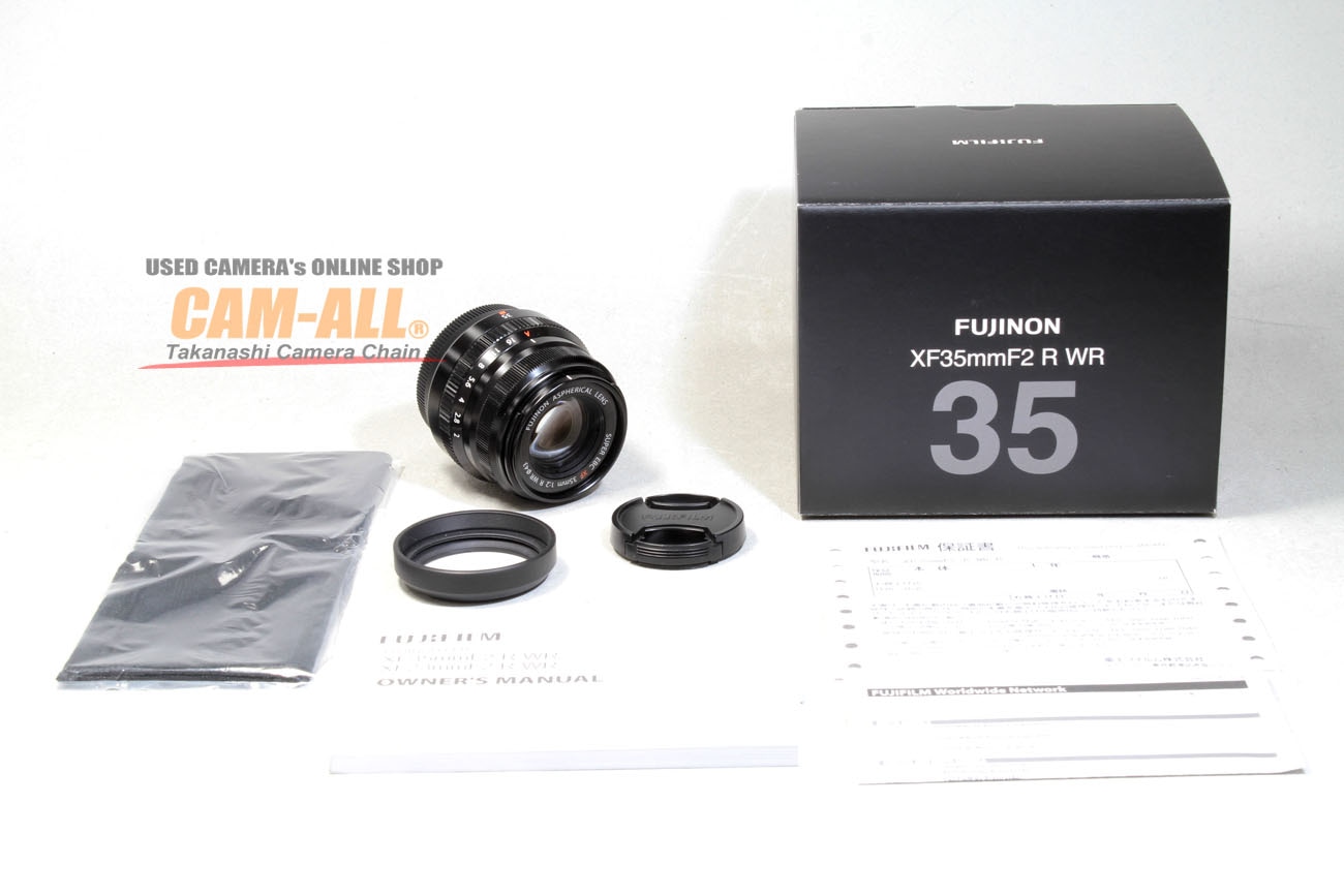 【中古】 【良品】 フジフイルム XF35mm F2 R WR ブラック 中古】 【良品】 フジフイルム XF35mm F2 R WR ブラック フジノン