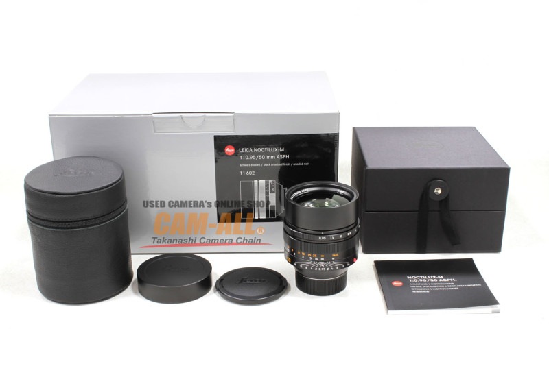LEICA - 【中古】(ライカ) Leica ノクティルックス M50/F1.0 フード組込 ブラック 中古】(ライカ) Leica ノクティルックス M50/F1.0 フード組込