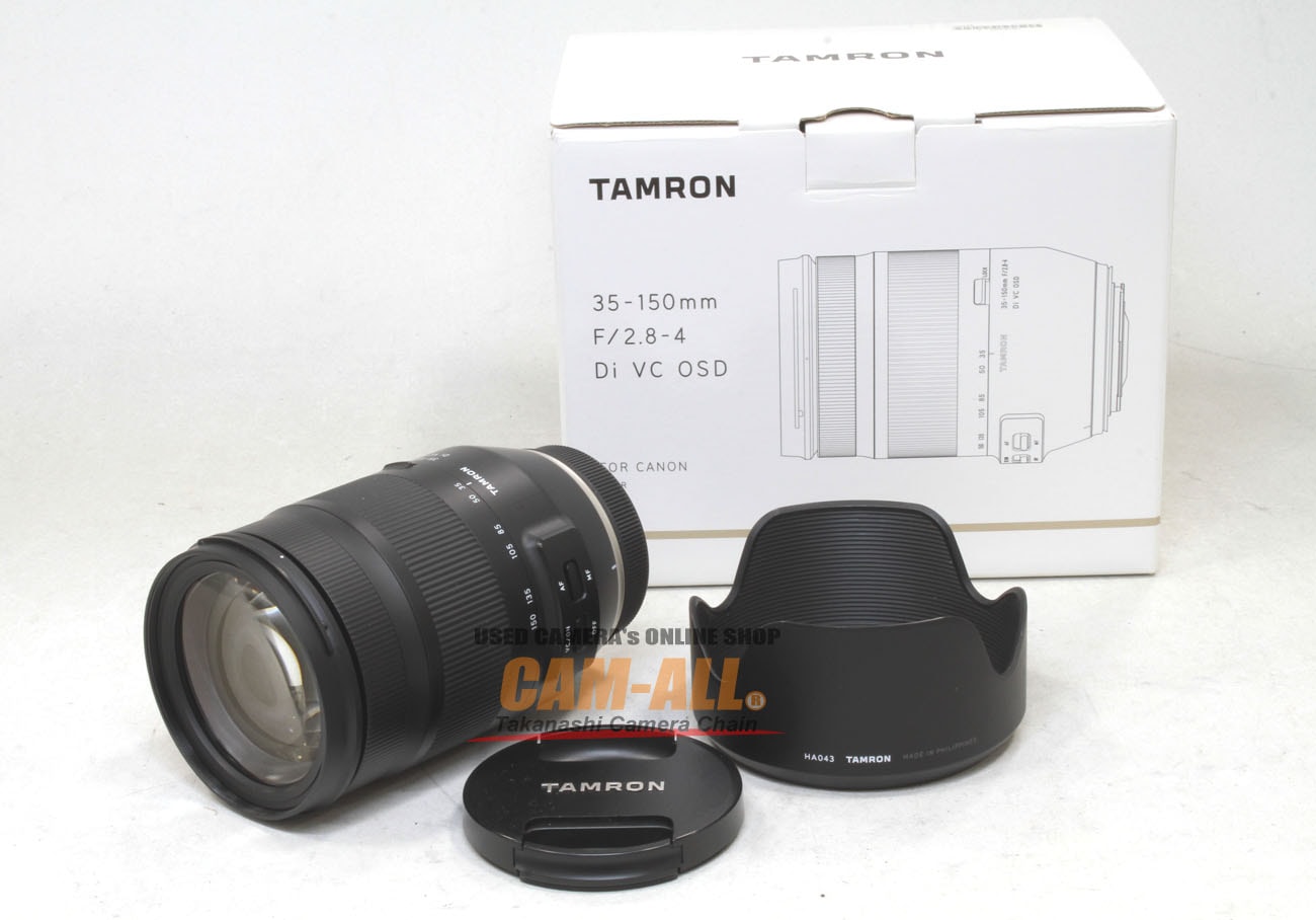中古 タムロン 35-150mm F2.8-4.0 Di VC OSD（A043E キヤノンEF 