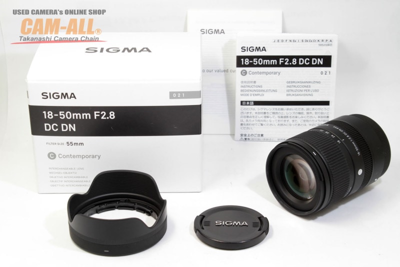 未使用品　SIGMA 18 50 F2.8 DC DN Eマウント APS-C シグマ18-50mm F2.8 ソニーEマウント レンズ
