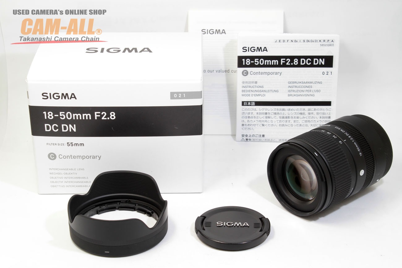 中古】(シグマ) SIGMA C18-50/2.8 DC DN CONTEMPORARY ソニーEマウント  
