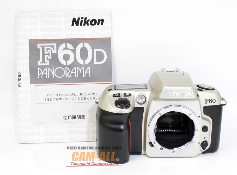 中古 ニコン F60D シルバーボディ 程度：AB（良品）