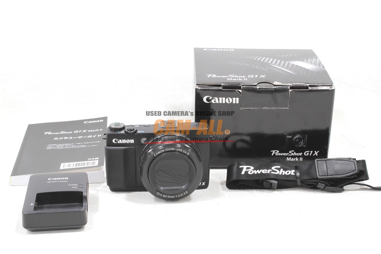 中古 キヤノン パワーショット G1X MarkII 程度：A-（美品）
