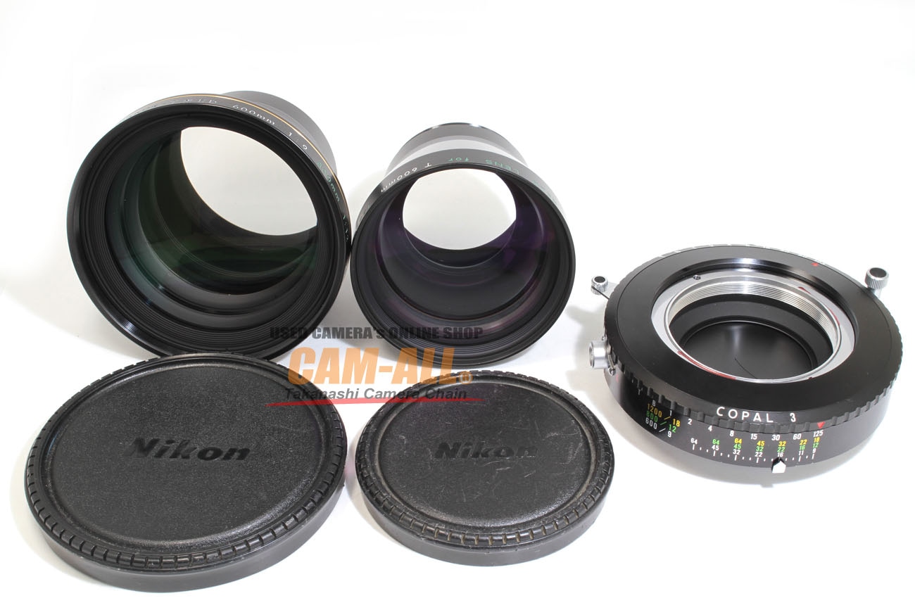 Nikon ニコン NIKKOR-T＊ED 600mm 1:9 800mm 1:12 COPAL 3 レンズ フィルム