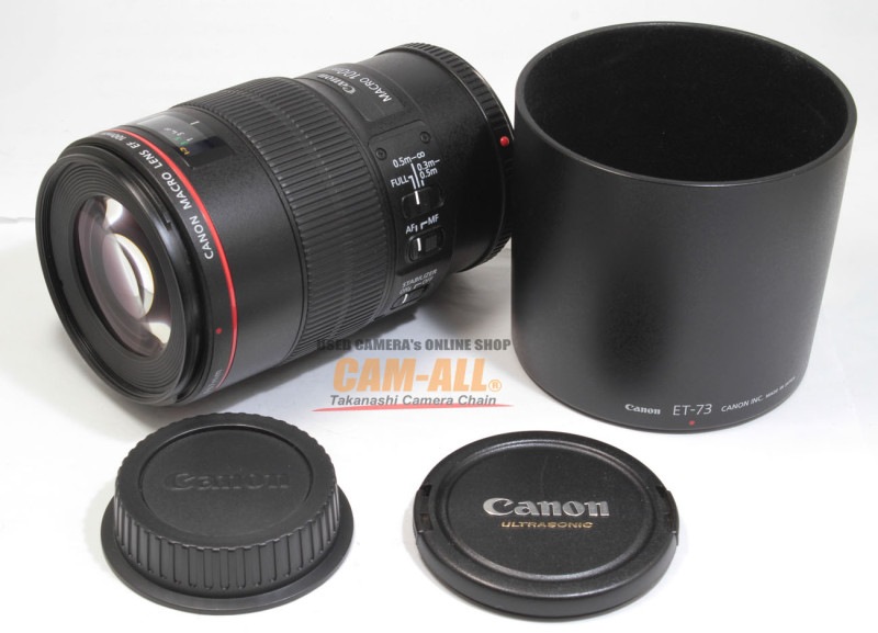 中古品 キヤノン Canon EF100mm F2.8L マクロ IS USM（【中古  