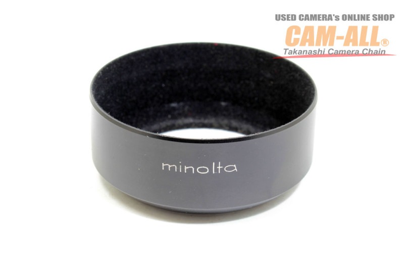 最終価格　ミノルタ　MC24mmF2.8用　メタルレンズフード　（中古品） 中古カメラ機材の通販専門店 Antiquary（アンティクアリィ）