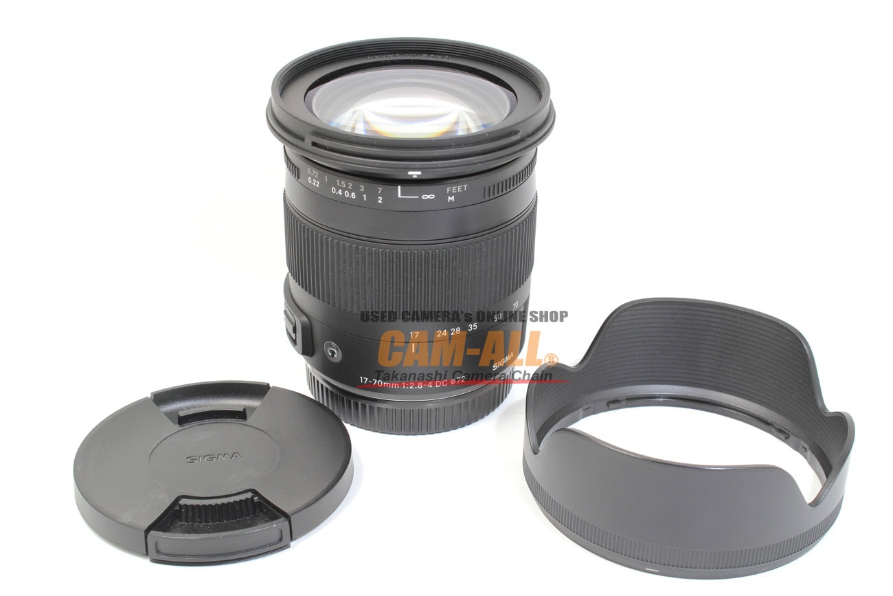 SIGMA - 【中古】(シグマ) SIGMA C 17-70/2.8-4 DC OS キヤノンEFマウント 中古 シグマ C17-70mm F2.8-4 DC マクロ OS HSM（キヤノンEF