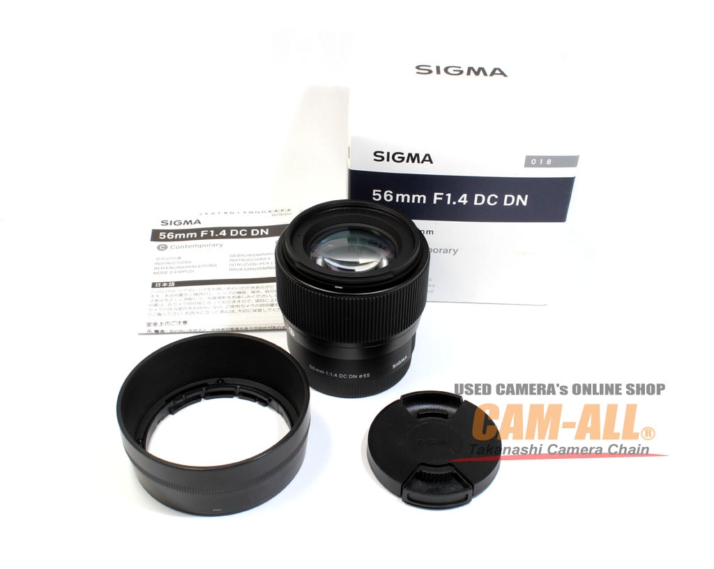 SIGMA 56mm f1.4 DC DN ソニーEマウント NDフィルター付