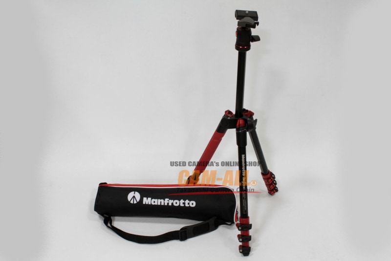 マンフロット MKBFRA4RD－BH befree 三脚 赤 マンフロット ビーフリー