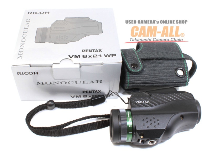 中古 リコー PENTAX VM 6x21 WP 単眼鏡 程度：AB+（良品プラス
