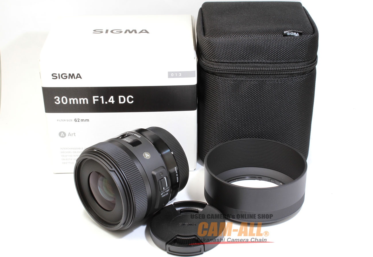 中古 シグマ Art 30mm F1.4 DC HSM（キヤノン EFマウント） 程度：A 
