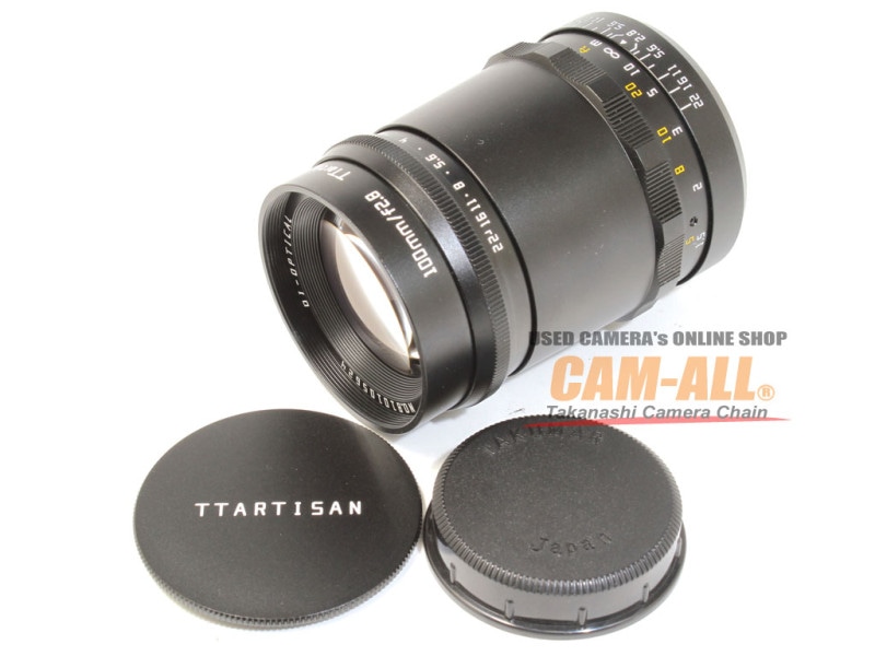 中古 銘匠光学 TTArtisan 100mm F2.8(M42マウント、バブルボケ