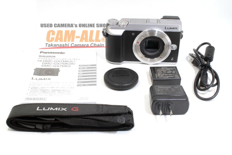 LUMIX GX7mk2 ボディ中古完動品 ※1台のみ販売 Panasonic 中古 1年保証 美品 LUMIX GX7 Markii ボディ シルバー
