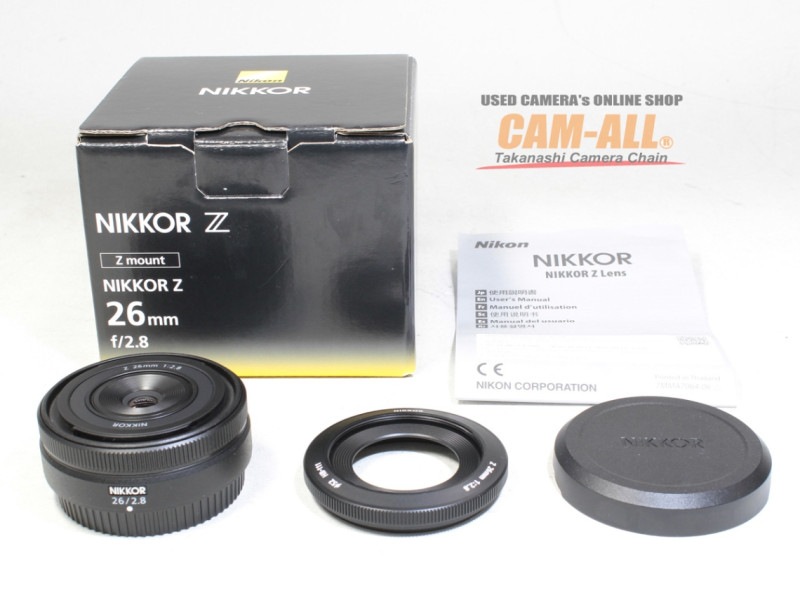 中古】 【美品】 ニコン NIKKOR Z 26mm f/2.8 中古 ニコン