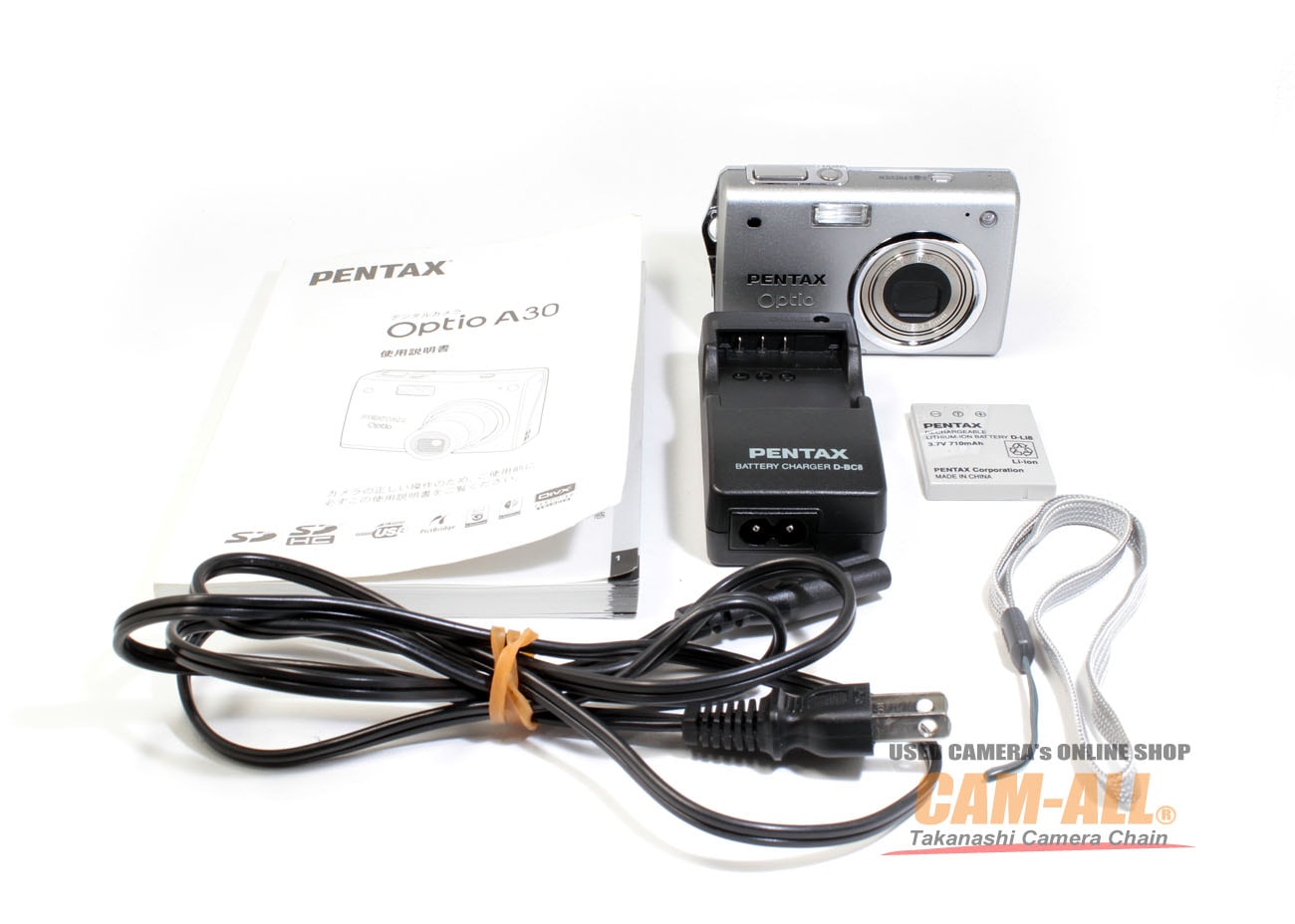 中古 ペンタックス Optio A30 程度：AB(良品)