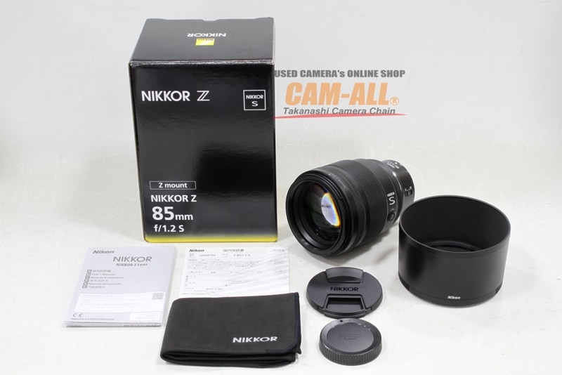 ��š��˥��󡡡���NIKKOR Z 85mm F1.2S   ���١�AA�ʶ˾��ʡ�