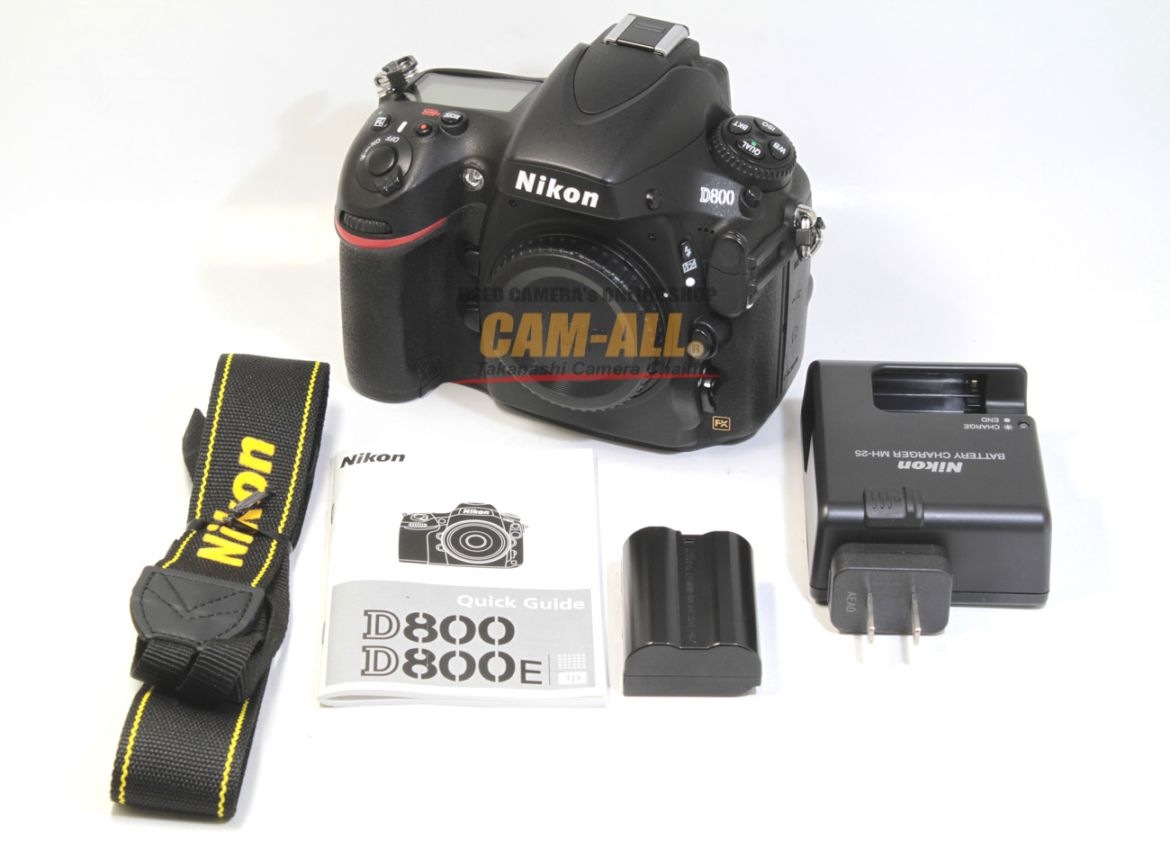 カメラ 新品級 超美品Nikon ニコン D800 シャッター数3378回