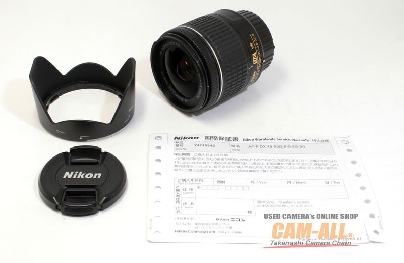 ��š��˥��󡡡���AF-P  DX  18-55mm  F3.5-5.6G��VR���������١�AB+�����ʥץ饹��