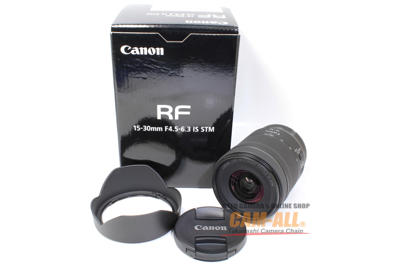 中古 キヤノン RF15-30mm F4.5-6.3 IS STM 程度：A（新同品）