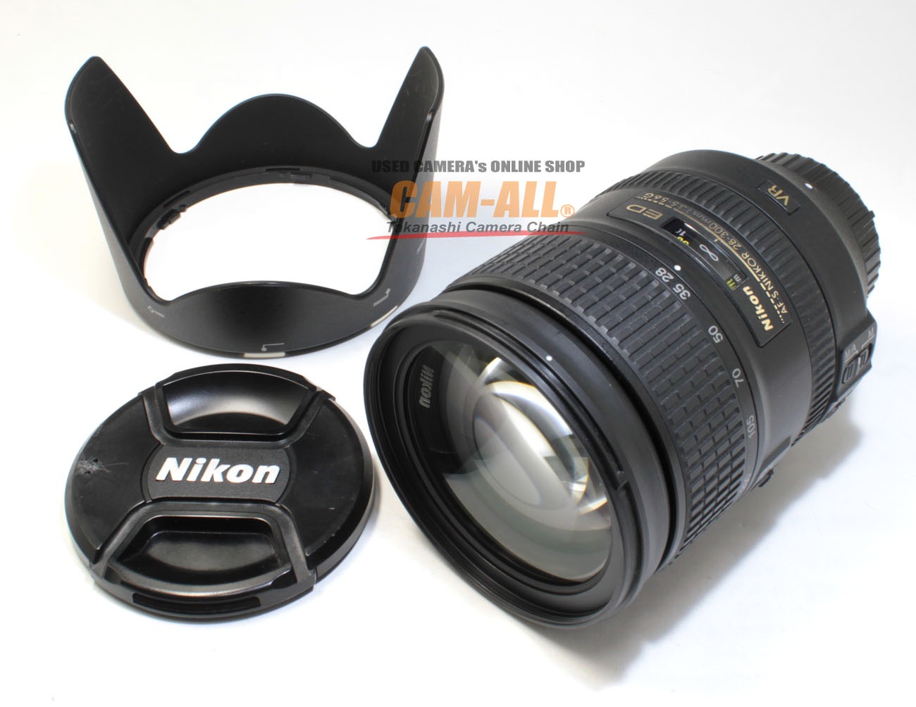 中古　ニコン　AF-S 28-300mm F3.5-5.6G +24-120 Nikon AF-S 28-300mm F3.5-5.6G ED VR Lens (Used) - Camera Lane