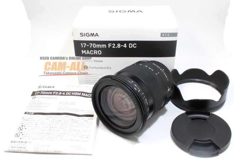 ��š������ޡ�����C17-70mm  F2.8-4  DC  OS  HSM  �ʥ˥���F�ޥ���ȡ�APS-C�������ѡˡ��������١�AB+�����ʥץ饹��