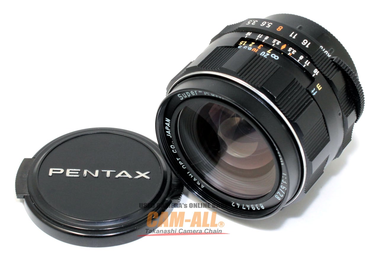中古 ペンタックス SMCタクマー 28mm F3.5 M42マウントレンズ