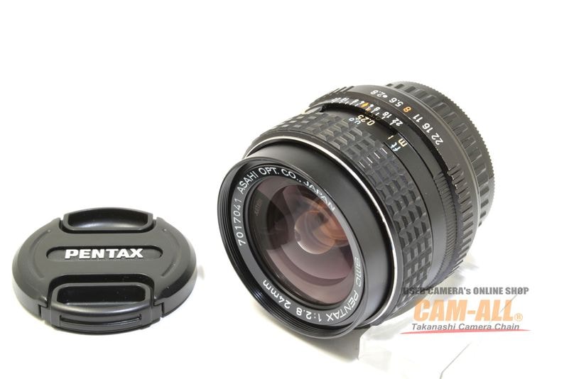中古 ペンタックス SMCP K 24mm F2.8 程度：AB-（良品マイナス