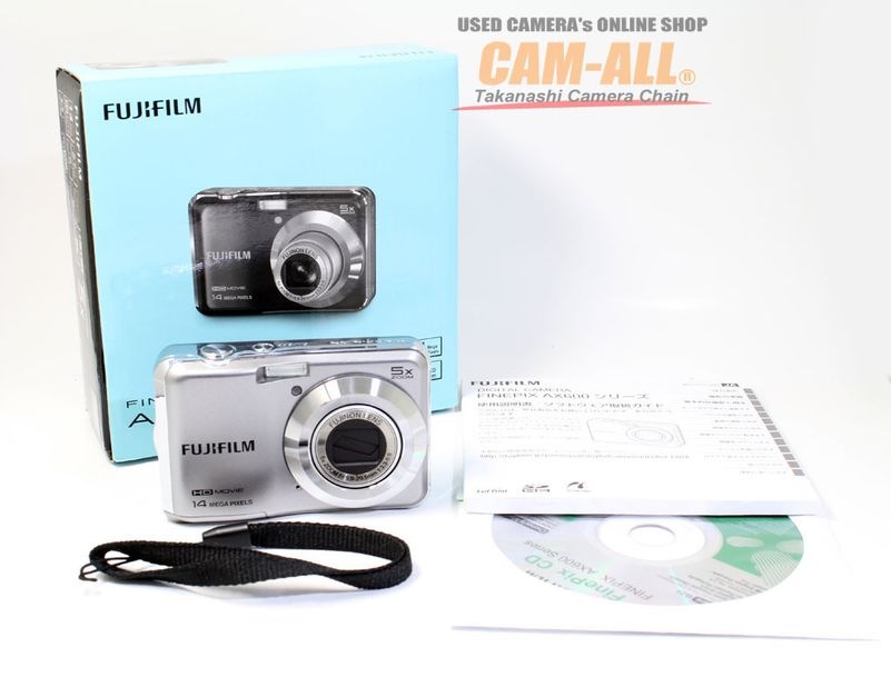 【中古】フジフイルム FinePix AX600 シルバー 中古 フジフイルム Finepix AX600 シルバー 程度：AB-（良品マイナス）