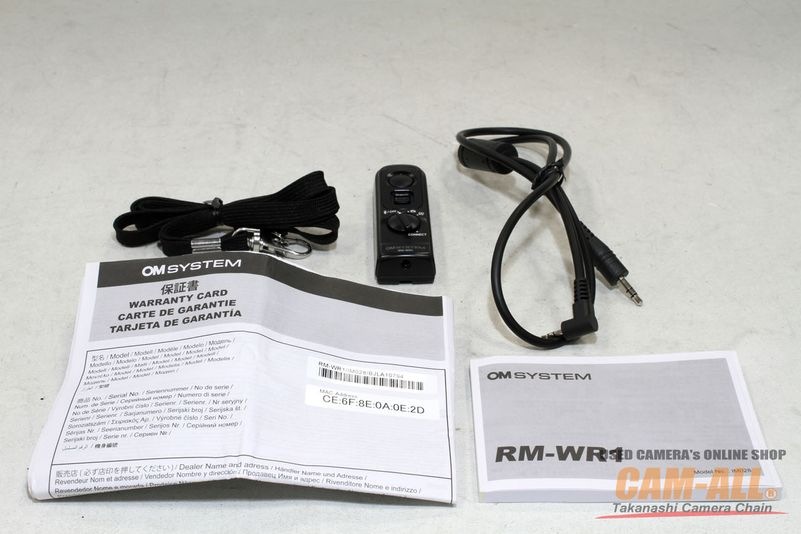 中古 OMシステム ワイヤレスリモコン RM-WR1 程度：AB（良品