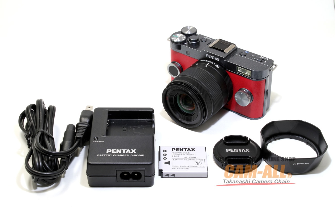 中古 ペンタックス Q-S1 レッド + 02 スタンダードズームセット 程度  